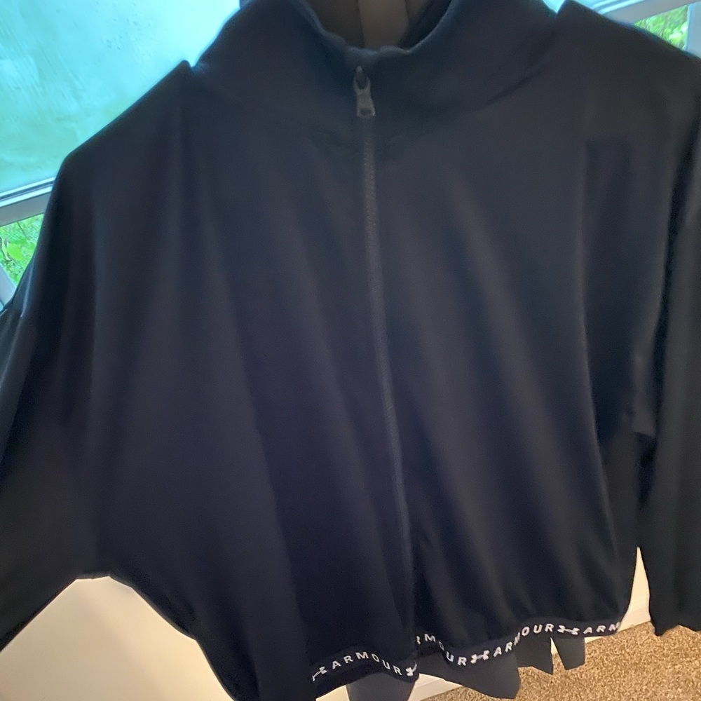 UA black zip up